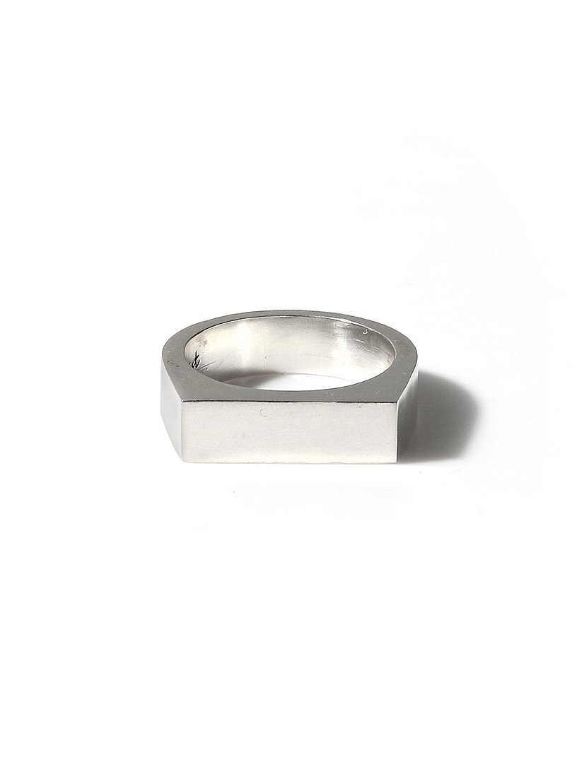 Flat Silver Ring